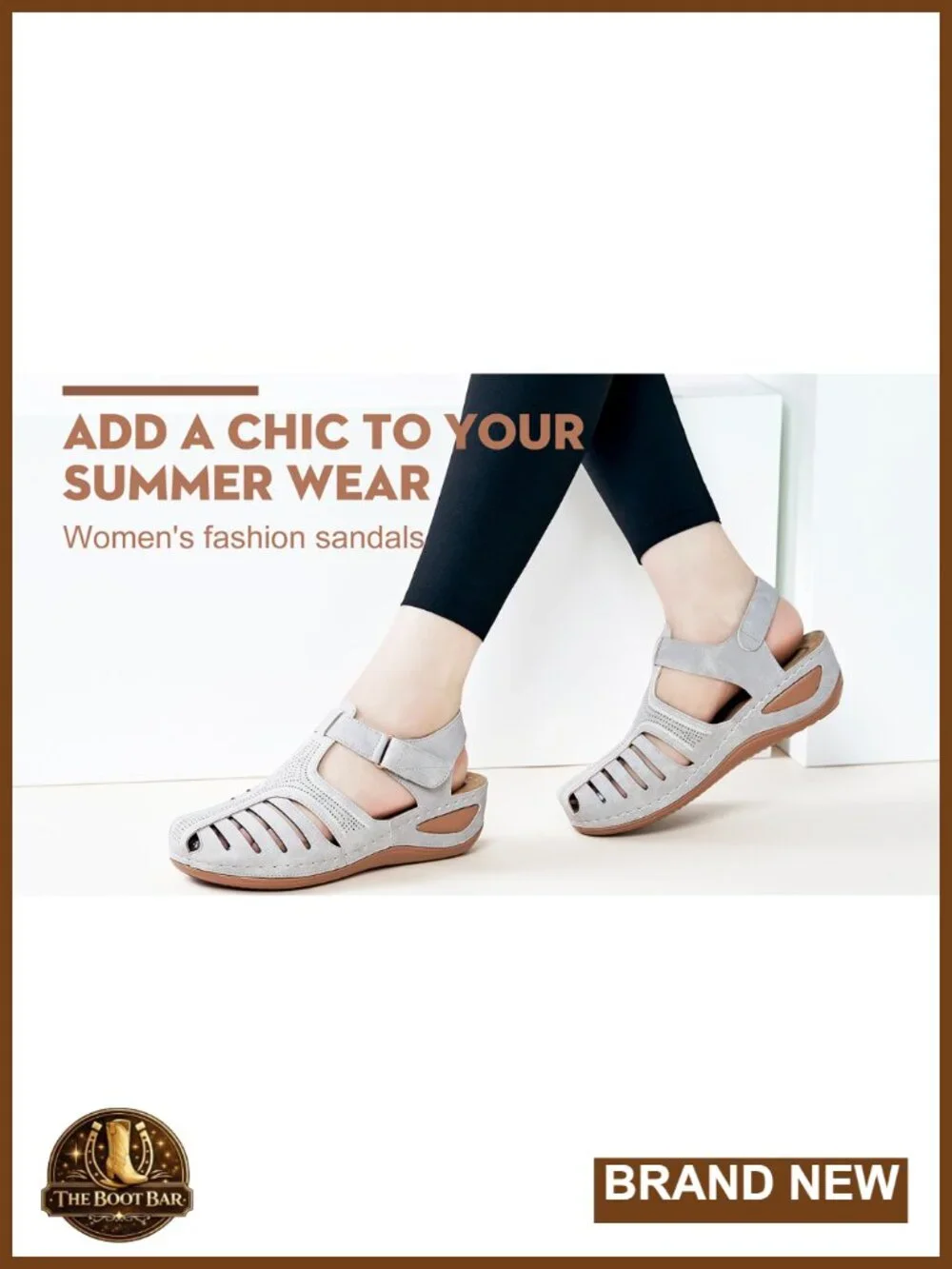 Women's Wedge Sandals Platform Closed Toe Ankle Strap Casual Dressy Summer Shoes